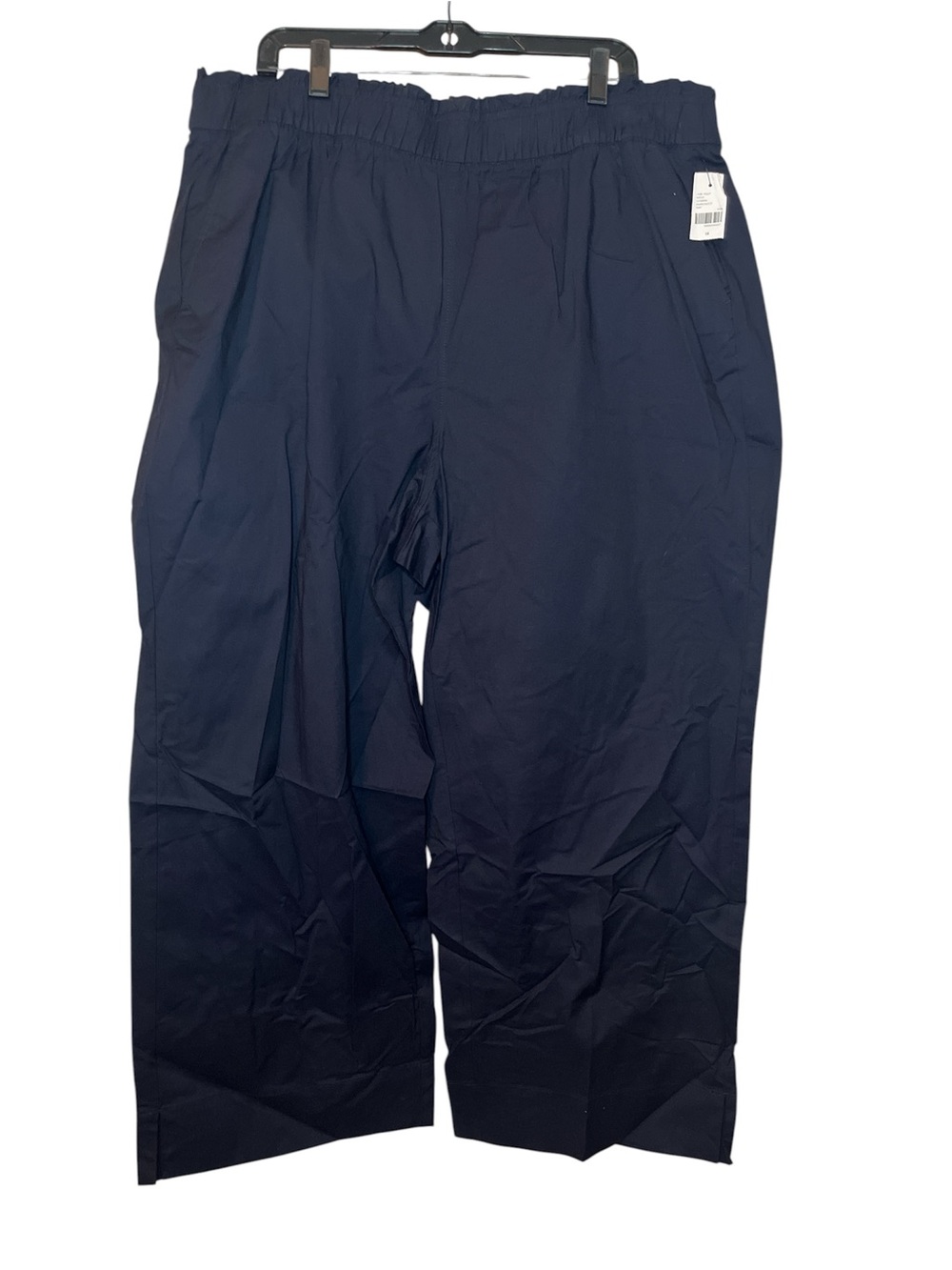 Lane Bryant Navy Elastic-Waist